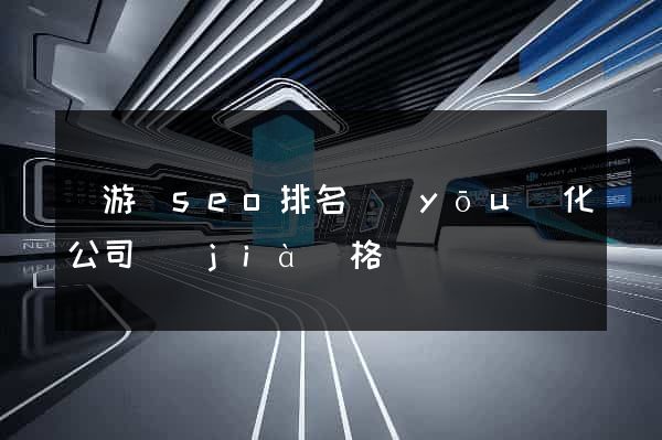 龍游縣seo排名優(yōu)化公司價(jià)格