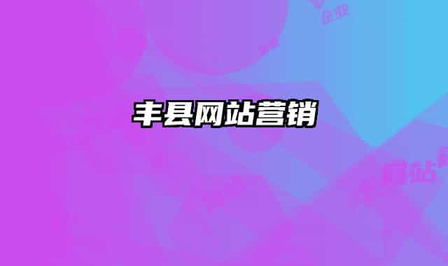豐縣網(wǎng)站營銷