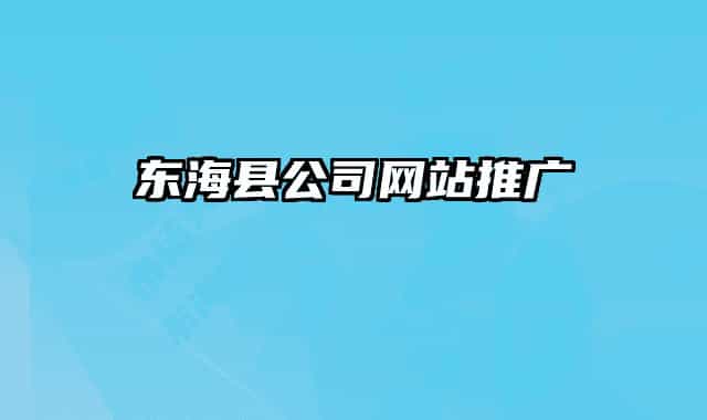 東海縣公司網(wǎng)站推廣