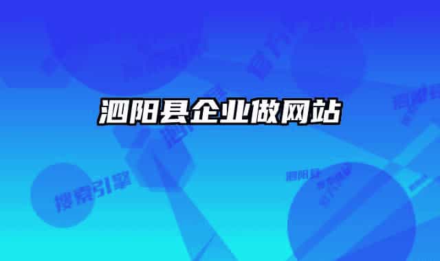 泗陽縣企業(yè)做網(wǎng)站