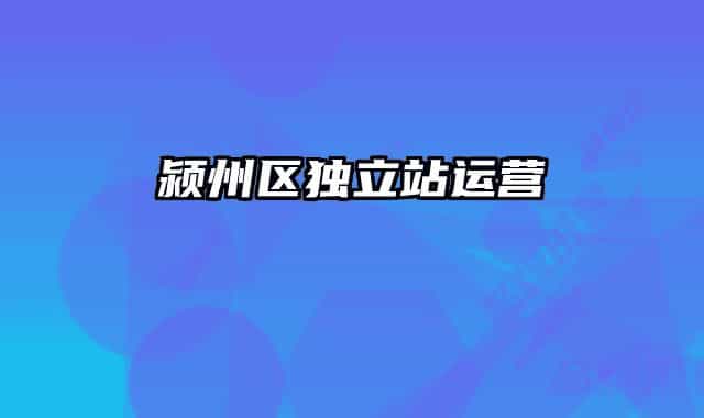 潁州區(qū)獨(dú)立站運(yùn)營(yíng)