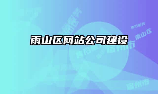 雨山區(qū)網(wǎng)站公司建設(shè)