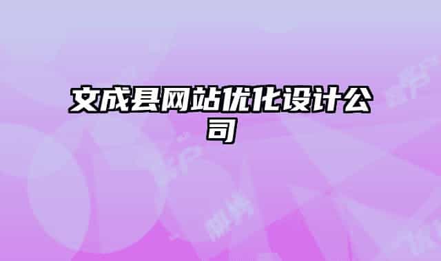 文成縣網(wǎng)站優(yōu)化設(shè)計(jì)公司