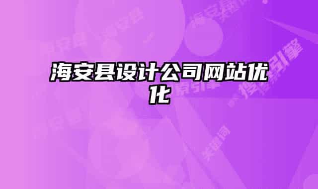 海安縣設(shè)計(jì)公司網(wǎng)站優(yōu)化