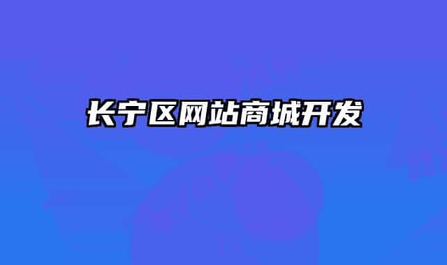 長寧區(qū)網(wǎng)站商城開發(fā)