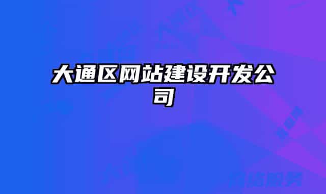 大通區(qū)網(wǎng)站建設(shè)開發(fā)公司