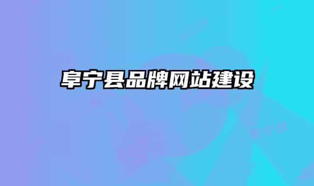 阜寧縣品牌網(wǎng)站建設