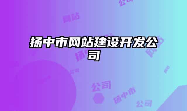 揚(yáng)中市網(wǎng)站建設(shè)開發(fā)公司