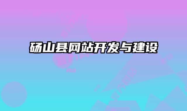 碭山縣網(wǎng)站開發(fā)與建設