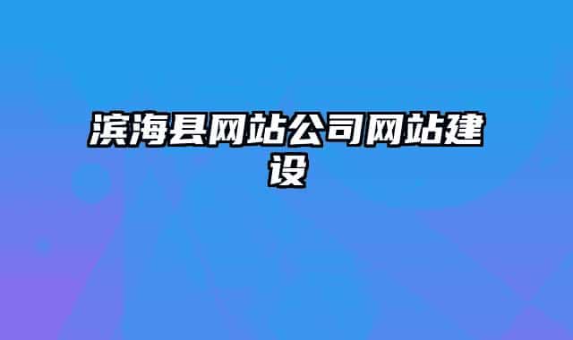 濱?？h網(wǎng)站公司網(wǎng)站建設(shè)