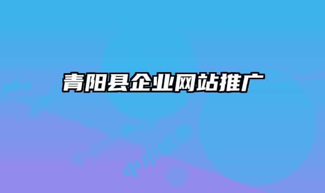 青陽(yáng)縣企業(yè)網(wǎng)站推廣