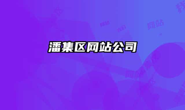 潘集區(qū)網(wǎng)站公司