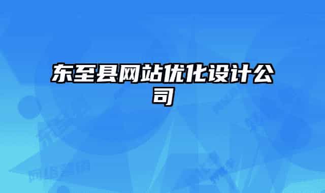 東至縣網(wǎng)站優(yōu)化設計公司