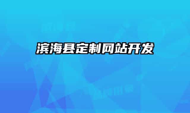 濱海縣定制網(wǎng)站開發(fā)